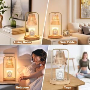 Candle Warmer Lamp with Timer Dimmable, Birthday Gifts for Women