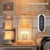 Candle Warmer Lamp with Timer Dimmable, Birthday Gifts for Women
